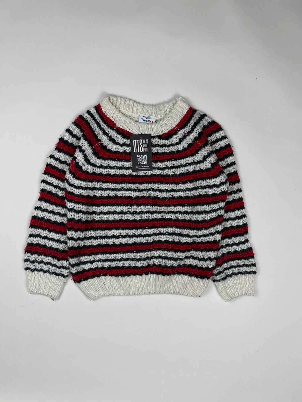 Shop Premium Girls Sweaters by Topolino | Preloved Branded Clothes | Multi Wool | Girls | OTS Thrift Store Islamabad Pakistan