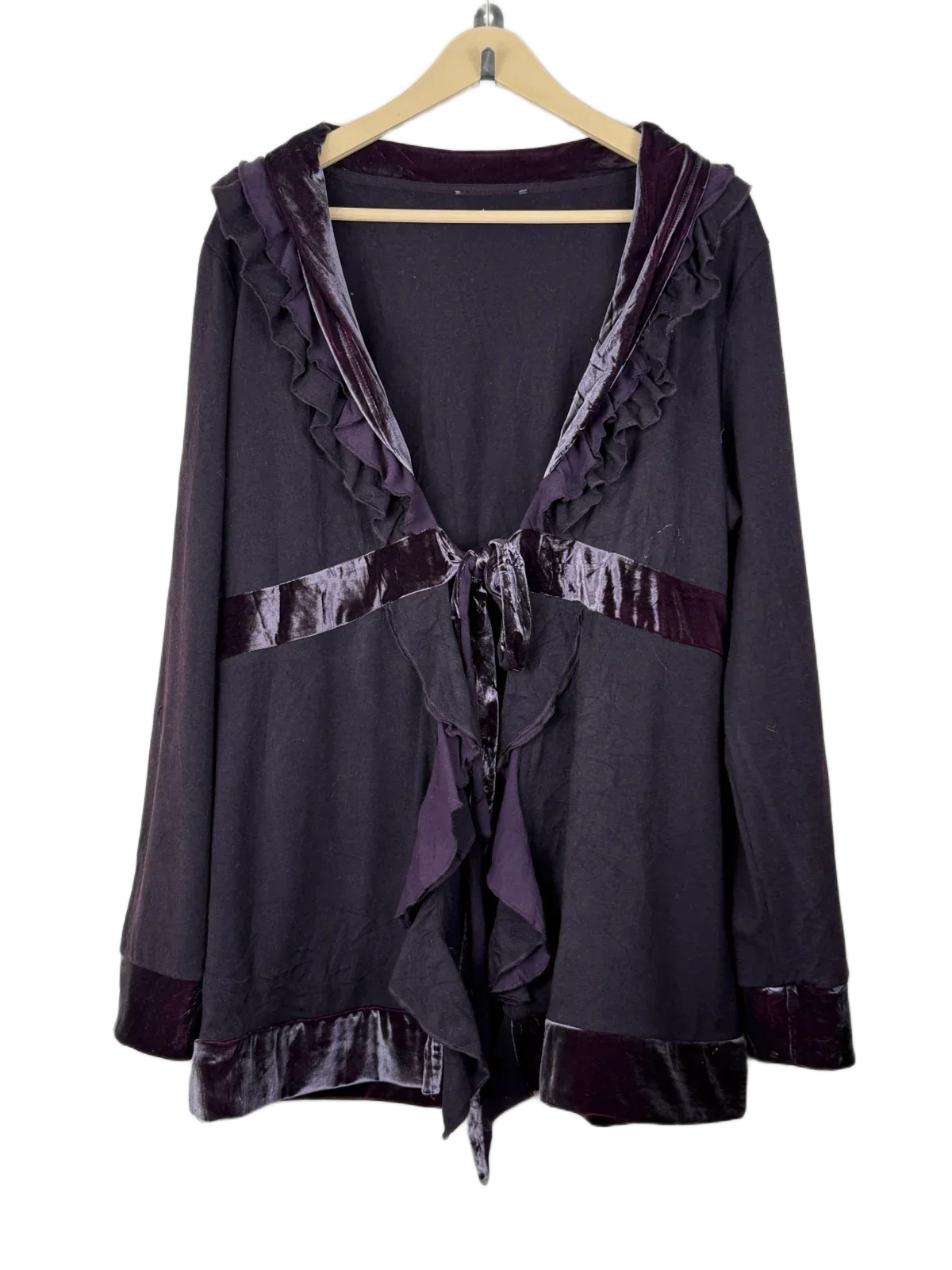 Winter Long Cardigans | Unknown | Preloved Branded | Black Polyester | Premium | OTS Thrift Store Peshawar Pakistan