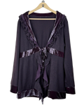 Winter Long Cardigans | Unknown | Preloved Branded | Black Polyester | Premium | OTS Thrift Store Peshawar Pakistan