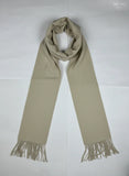 Shop Premium Plus by  Preloved Branded Clothes | Beige Acrylic Muffler & Scarf | Unisex | OTS Thrift Store Islamabad Pakistan