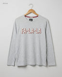 Premium Condition Men's Full Sleeves T-Shirt | Preloved Marks & Spencer | Grey Cotton | Thrift Shop for Men Lahore Pakistan | OTS