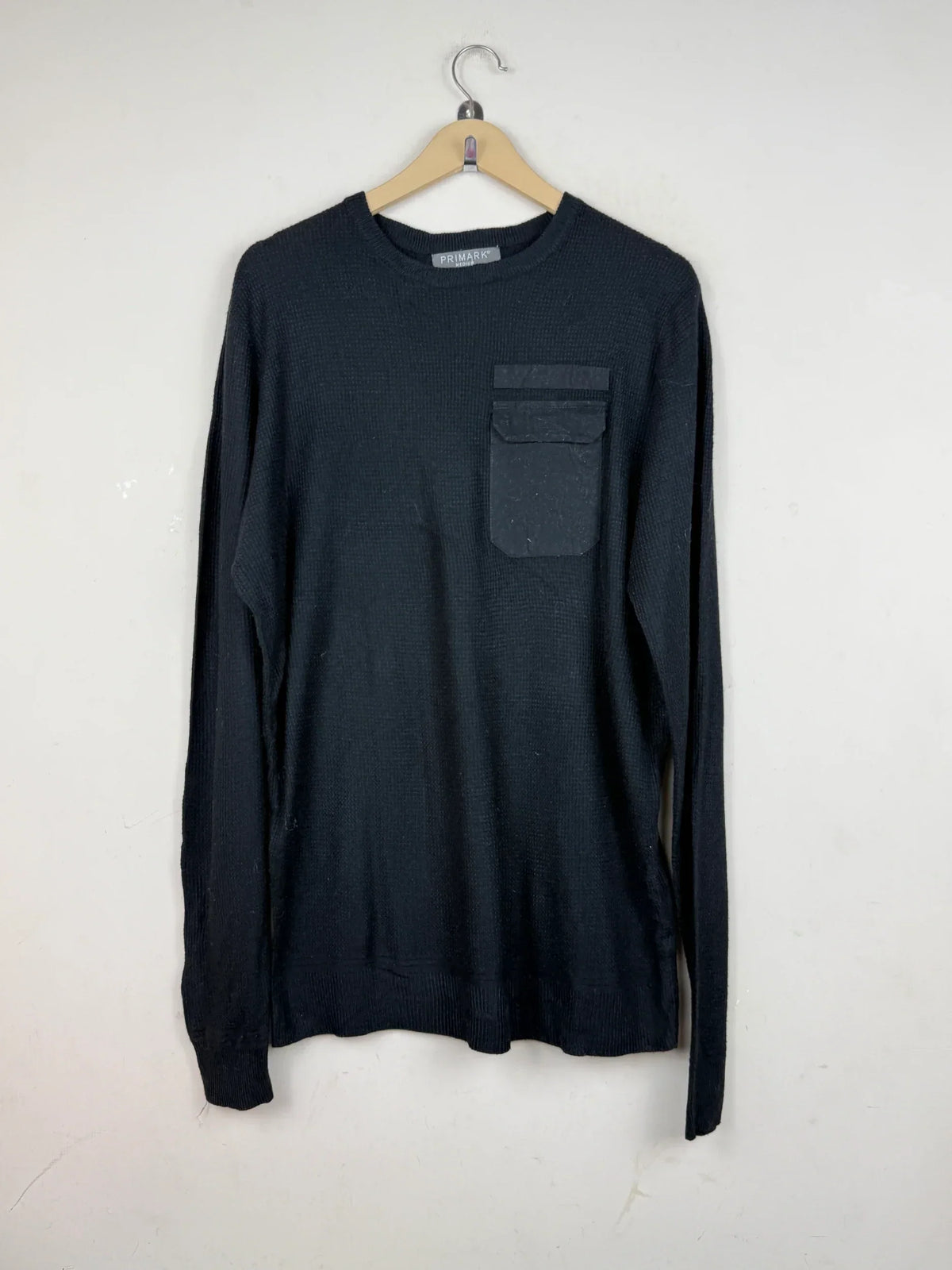 Preloved Excellent Men's Jumpers & Sweaters by Primark, Black Cotton for Men - OTS Thrift Shop Islamabad Pakistan