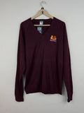 Preloved Excellent Men's Jumpers & Sweaters by PERPORMA, Maroon Cotton for Men - OTS Thrift Shop Peshawar Pakistan