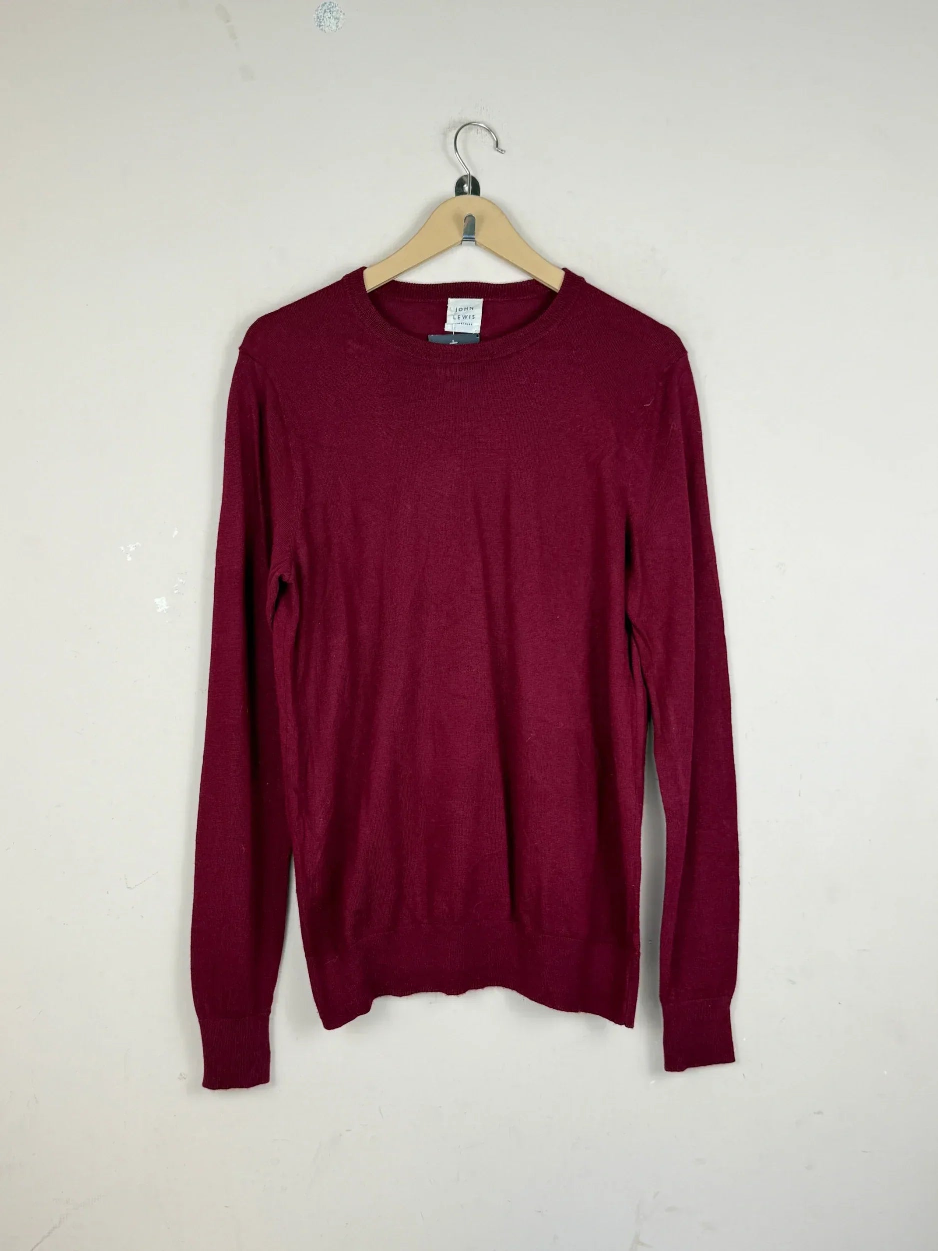 Men's Jumpers & Sweaters | John lewis | Preloved Branded | Red wool | Premium | OTS Thrift Store Karachi Pakistan