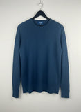 Secondhand Branded Men's Jumpers & Sweaters by T.M.LEWIN, Blue Polyester fabric, Premium condition, for Men Sweaters - Online Thrift Shop Peshawar Pakistan