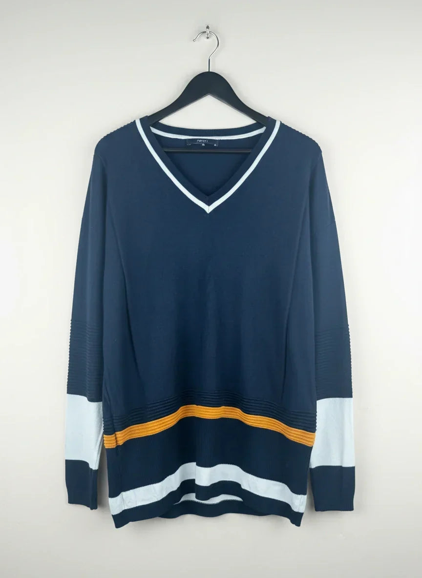 Premium Condition Men's Jumpers & Sweaters | Preloved Next | Blue Viscose | Thrift Shop for Men Sweaters Peshawar Pakistan | OTS