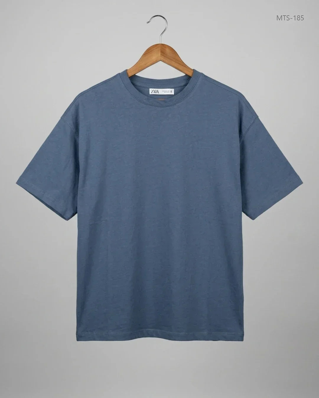 Mens Tshirts | Zara | Preloved Branded | Blue Cotton | Premium | OTS Thrift Store Peshawar Pakistan