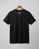UK Imported secondhand Mens Tshirts - TAILOR & SON brand, Black Cotton, Premium condition, for Mens - Online Thrift Store Lahore Pakistan