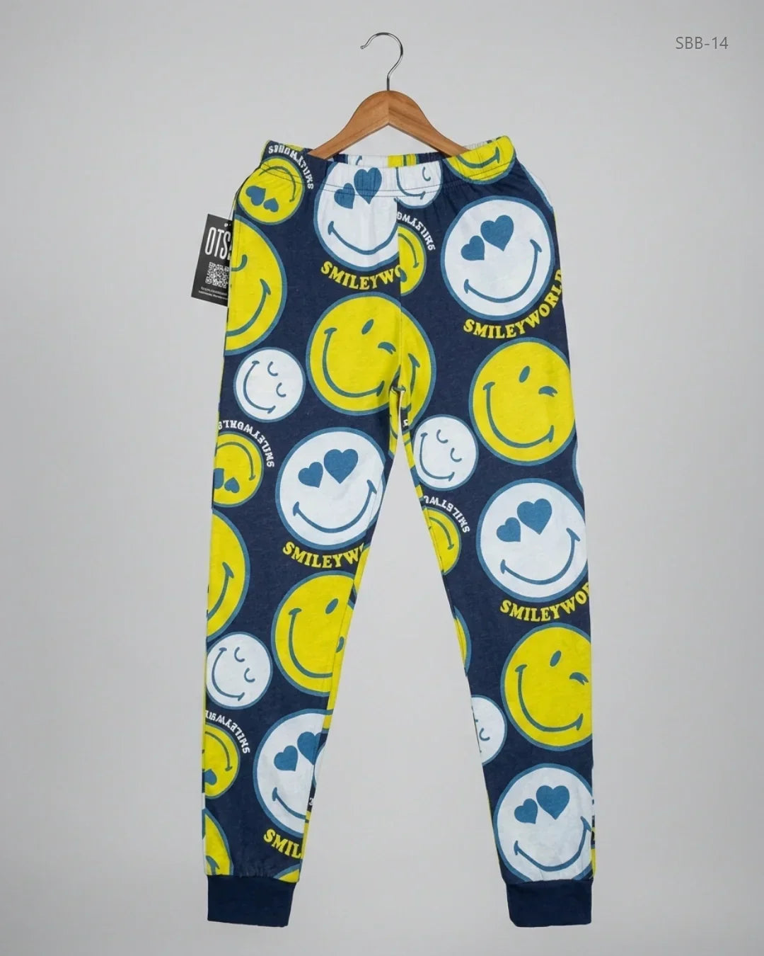 Preloved Premium Boys Summer Bottoms by SMILEY WORLD, Blue Cotton for Boys - OTS Thrift Shop Lahore Pakistan