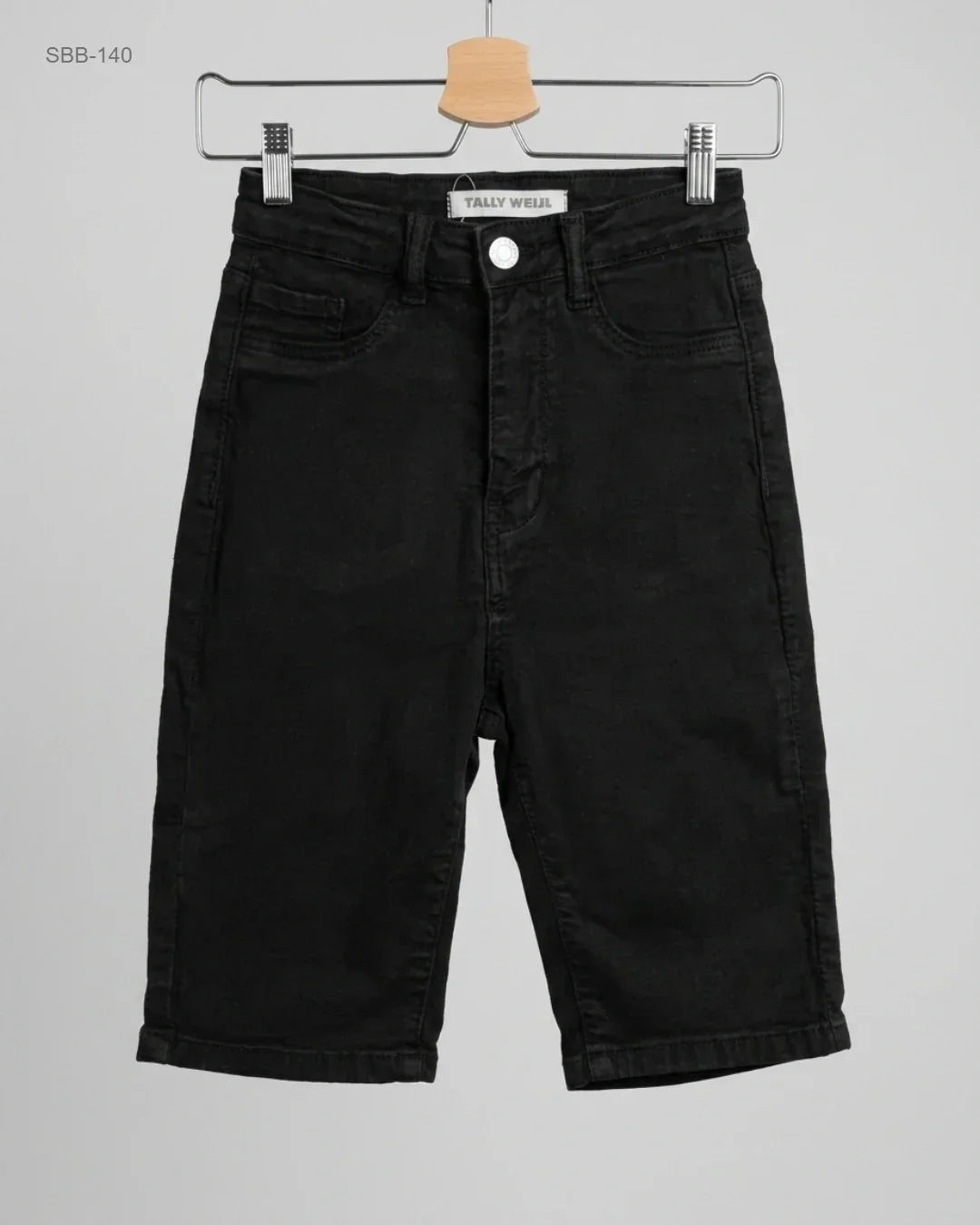 UK Imported secondhand Boys Summer Bottoms - TALLY WEIJL brand, Black Cotton, Premium condition, for Boys - Online Thrift Store Islamabad Pakistan