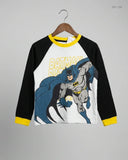 Secondhand Branded Boys Summer Tops by BATMAN, Gray Cotton fabric, Premium condition, for Boys - Online Thrift Shop Karachi Pakistan