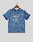 Preloved Premium Boys Summer Tops by Topolino, Blue Cotton for Boys - OTS Thrift Shop Karachi Pakistan