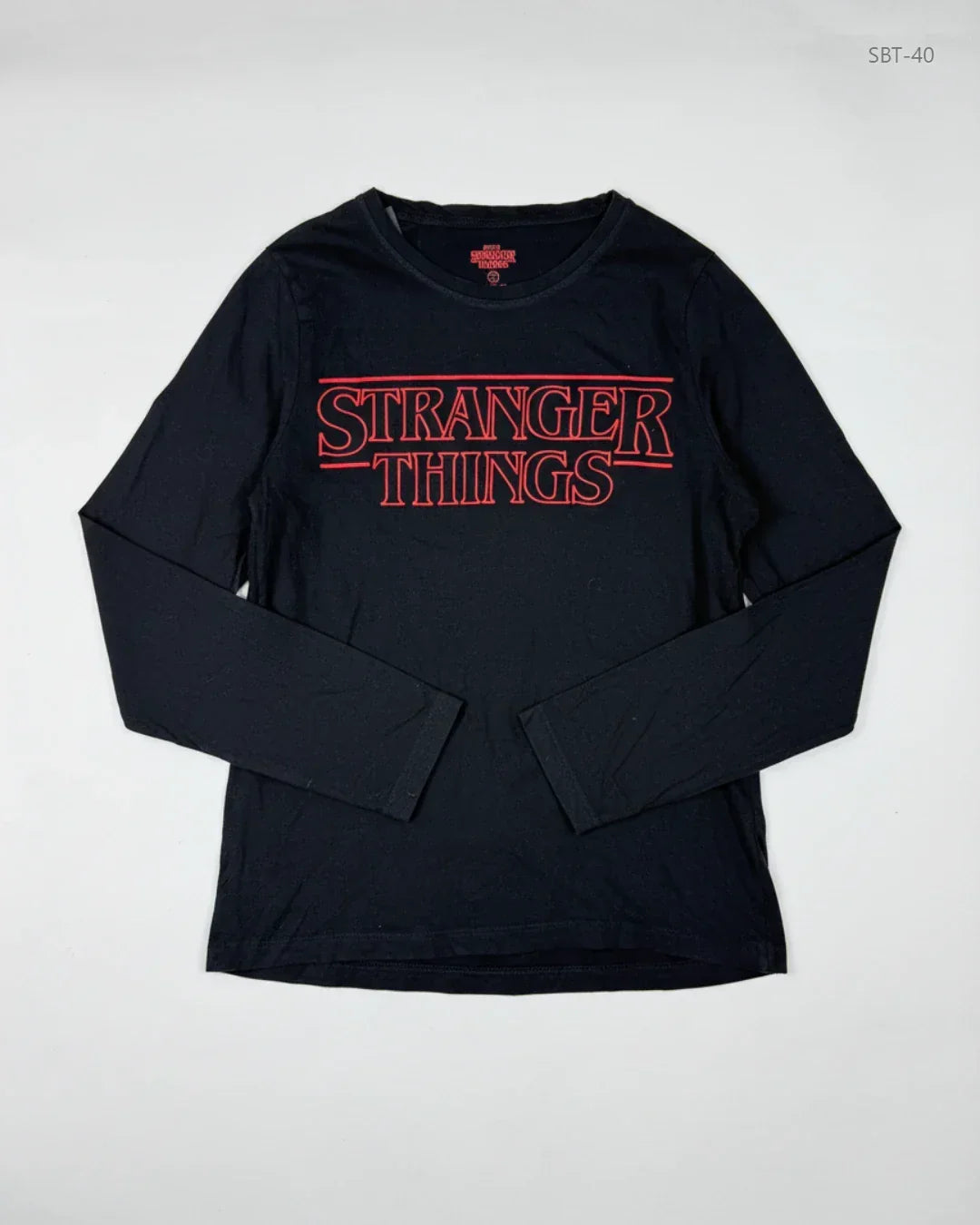 Premium Condition Boys Summer Tops | Preloved Stranger Things | Black Cotton | Thrift Shop for Boys Islamabad Pakistan | OTS