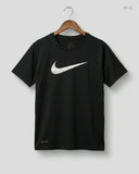UK Imported secondhand Boys Summer Tops - NIKE brand, Black Cotton, Premium condition, for Boys - Online Thrift Store Islamabad Pakistan