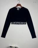 Premium Condition Summer Crop Tops | Preloved Stradivarius | Black Cotton | Thrift Shop for Womens Lahore Pakistan | OTS