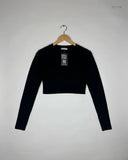 Premium Condition Summer Crop Tops | Preloved Zara | Black cotton | Thrift Shop for Womens Lahore Pakistan | OTS