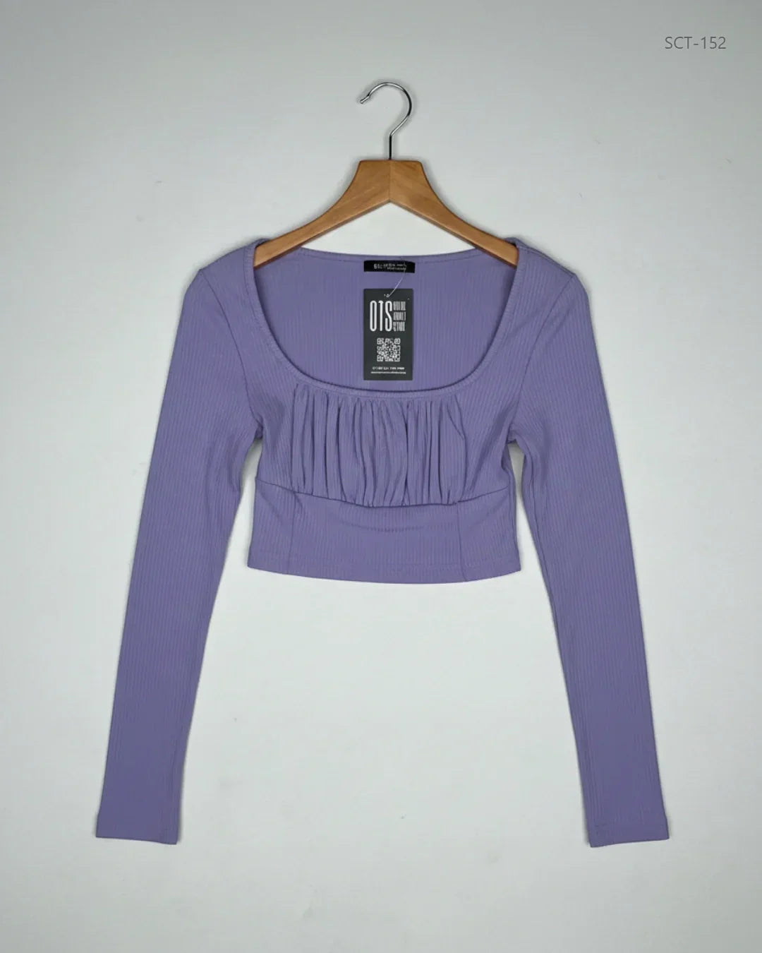UK Imported secondhand Summer Crop Tops - Shein brand, Lavender Polyester, Premium condition, for Womens - Online Thrift Store Peshawar Pakistan