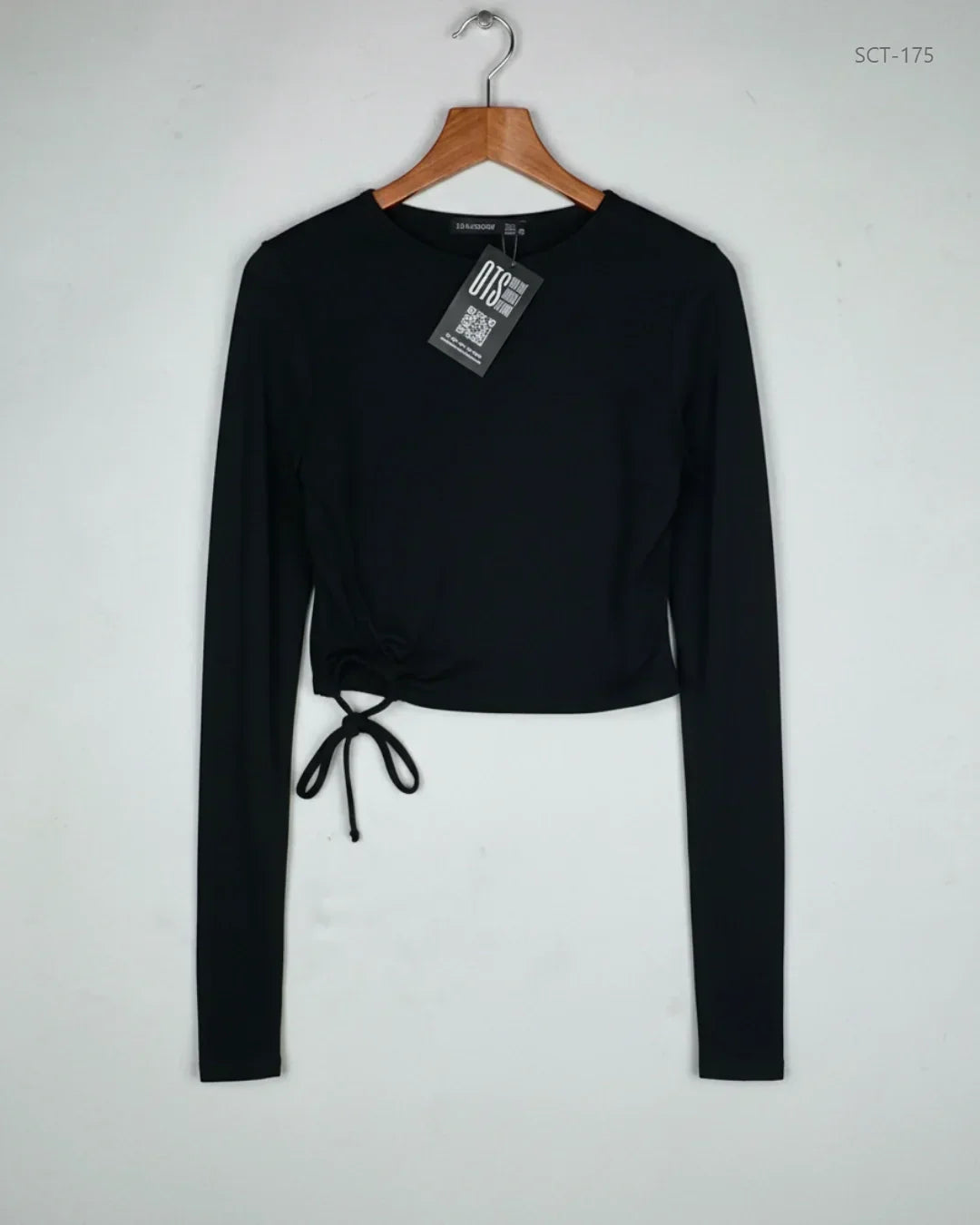 Summer Crop Tops | Nastaygal | Preloved Branded | Black Cotton | Premium | OTS Thrift Store Lahore Pakistan
