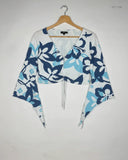 UK Imported secondhand Summer Crop Tops - SAVIDA brand, Multi Polyester, Premium condition, for Womens - Online Thrift Store Karachi Pakistan