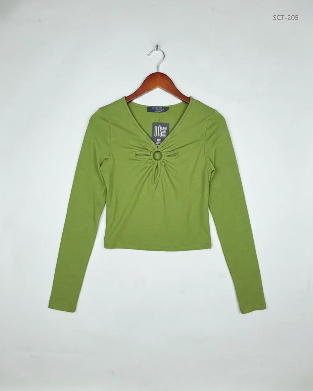 Summer Crop Tops | Primark | Preloved Branded | Olive Cotton | Premium | OTS Thrift Store Peshawar Pakistan