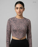 Shop Premium Summer Crop Tops by CUT LABEL | Preloved Branded Clothes | Black & Brown Cotton | Womens | OTS Thrift Store Lahore Pakistan