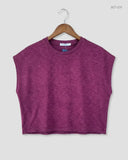 UK Imported secondhand Summer Crop Tops - Vera & lucy brand, Maroon Cotton, Premium condition, for Womens - Online Thrift Store Peshawar Pakistan