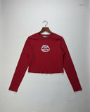 Premium Condition Summer Crop Tops | Preloved Primark | Red Cotton | Thrift Shop for Womens Karachi Pakistan | OTS