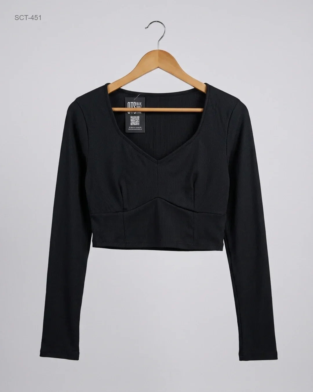 Secondhand Branded Summer Crop Tops by YOZY, Black Polyester fabric, Premium condition, for Womens - Online Thrift Shop Peshawar Pakistan
