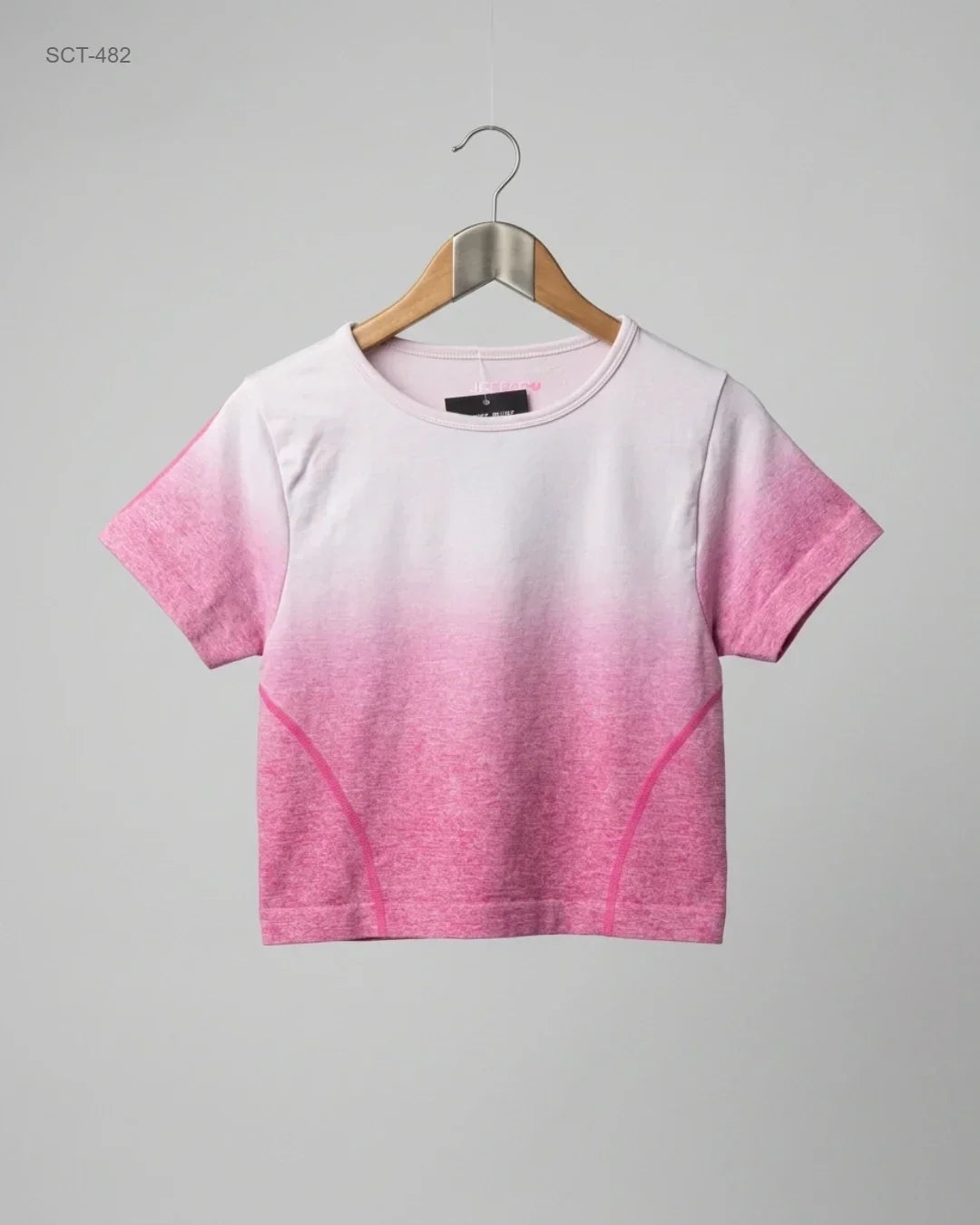 Summer Crop Tops | JEFF & CO | Preloved Branded | Pink Polyester | Excellent | OTS Thrift Store Karachi Pakistan