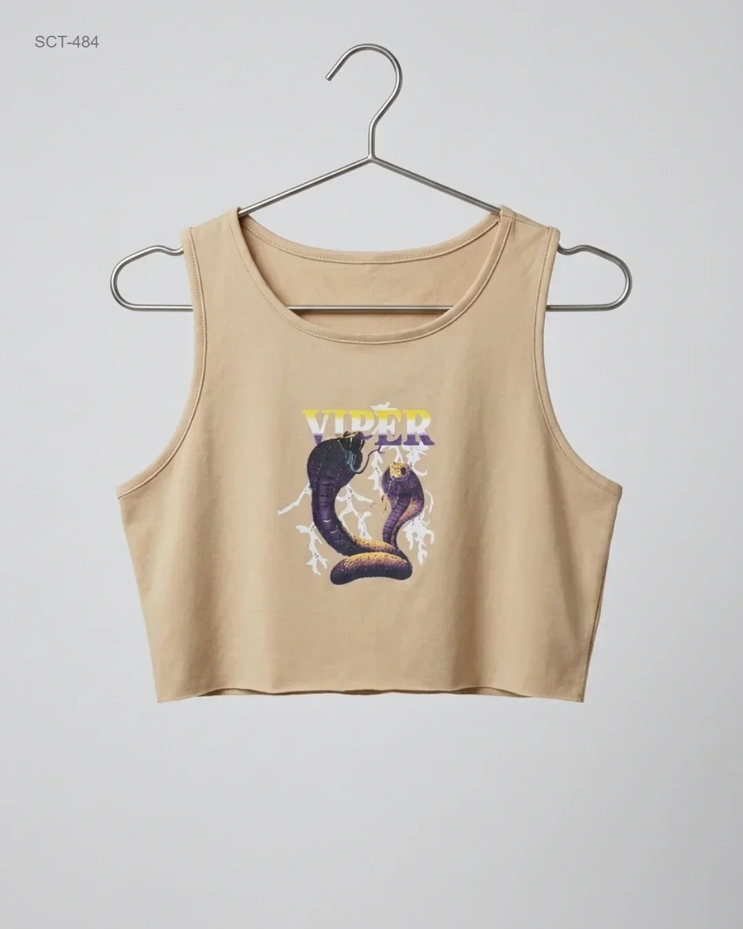 UK Imported secondhand Summer Crop Tops - Shein brand, Beige Cotton, Premium condition, for Womens - Online Thrift Store Islamabad Pakistan