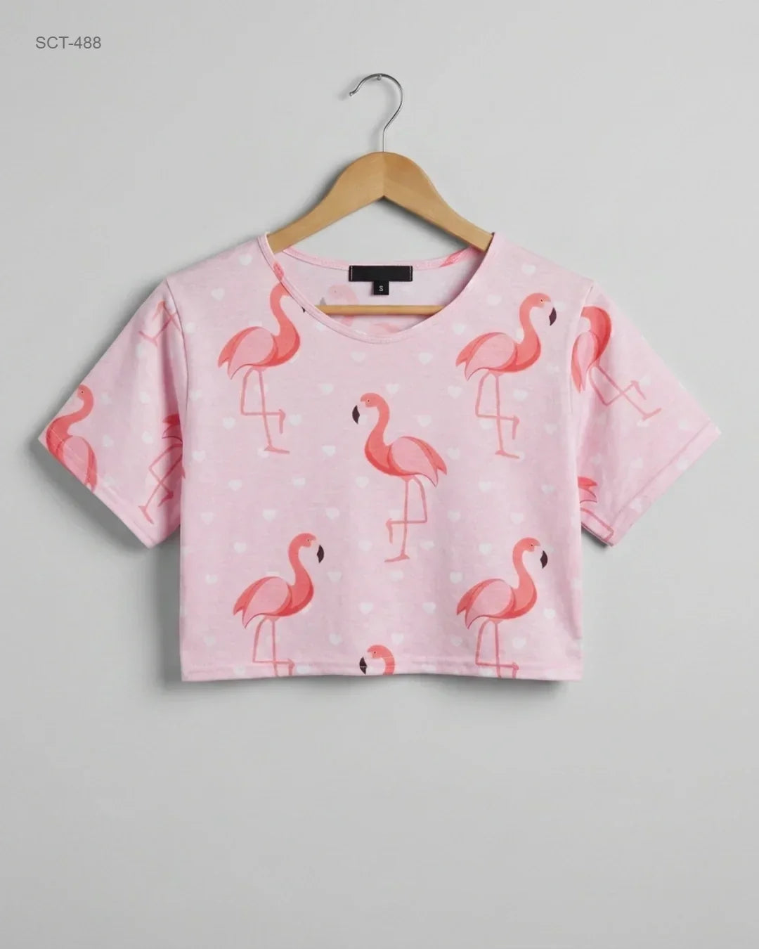 Preloved Premium Summer Crop Tops by PRETTY LITTLE THING, Pink Polyester for Womens - OTS Thrift Shop Peshawar Pakistan