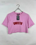 Summer Crop Tops | Boohoo | Preloved Branded | Pink Cotton | Premium | OTS Thrift Store Karachi Pakistan