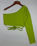Premium Condition Summer Crop Tops | Preloved ASOS | Green Cotton | Thrift Shop for Womens Islamabad Pakistan | OTS