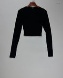 Secondhand Branded Summer Crop Tops by Boohoo, Black Cotton fabric, Premium condition, for Womens - Online Thrift Shop Islamabad Pakistan