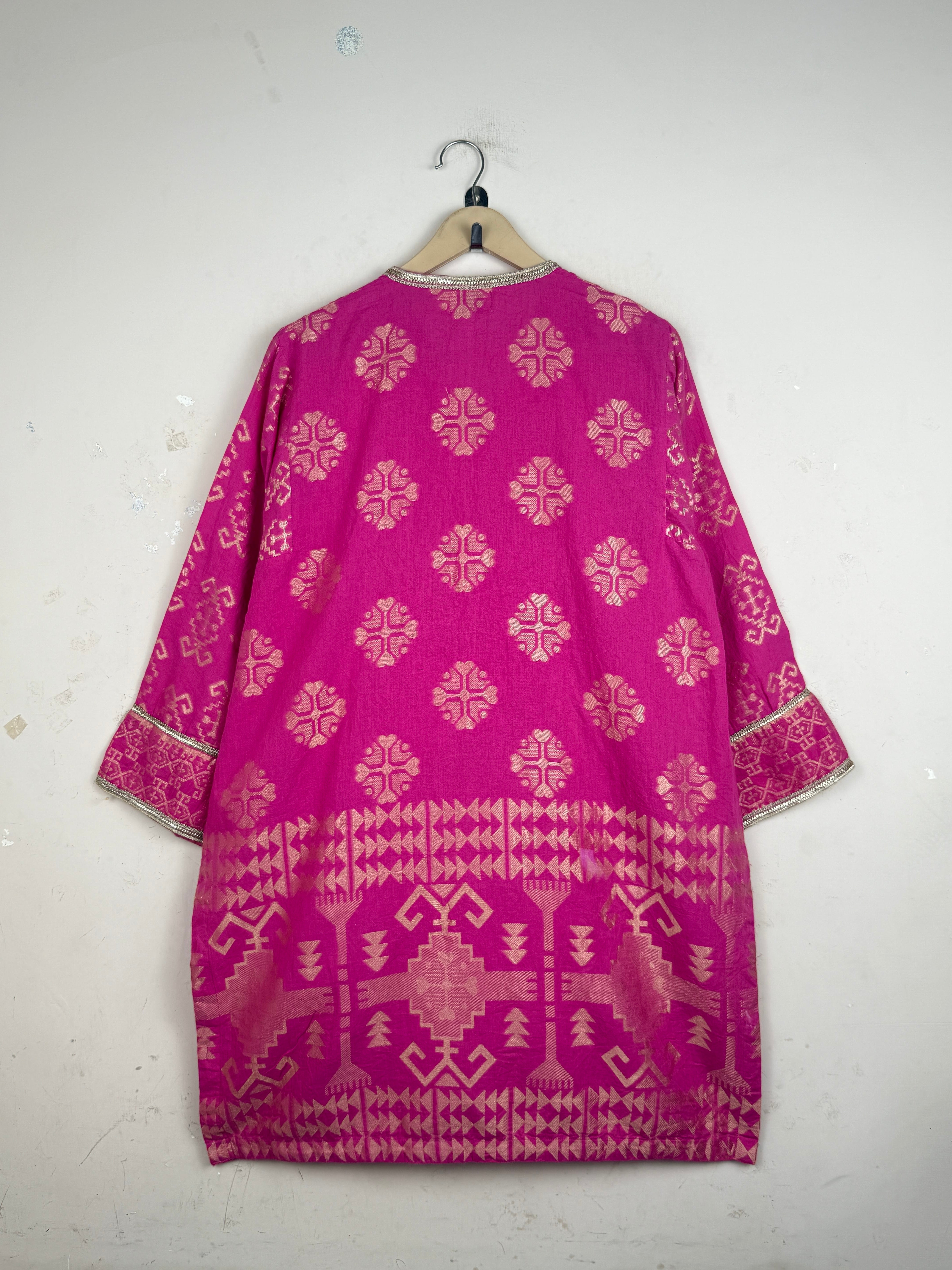Find Premium Pink Summer Kurti by Gul Ahmad for Womens | Shop OTS Thrift Store Pakistan (SK-105)