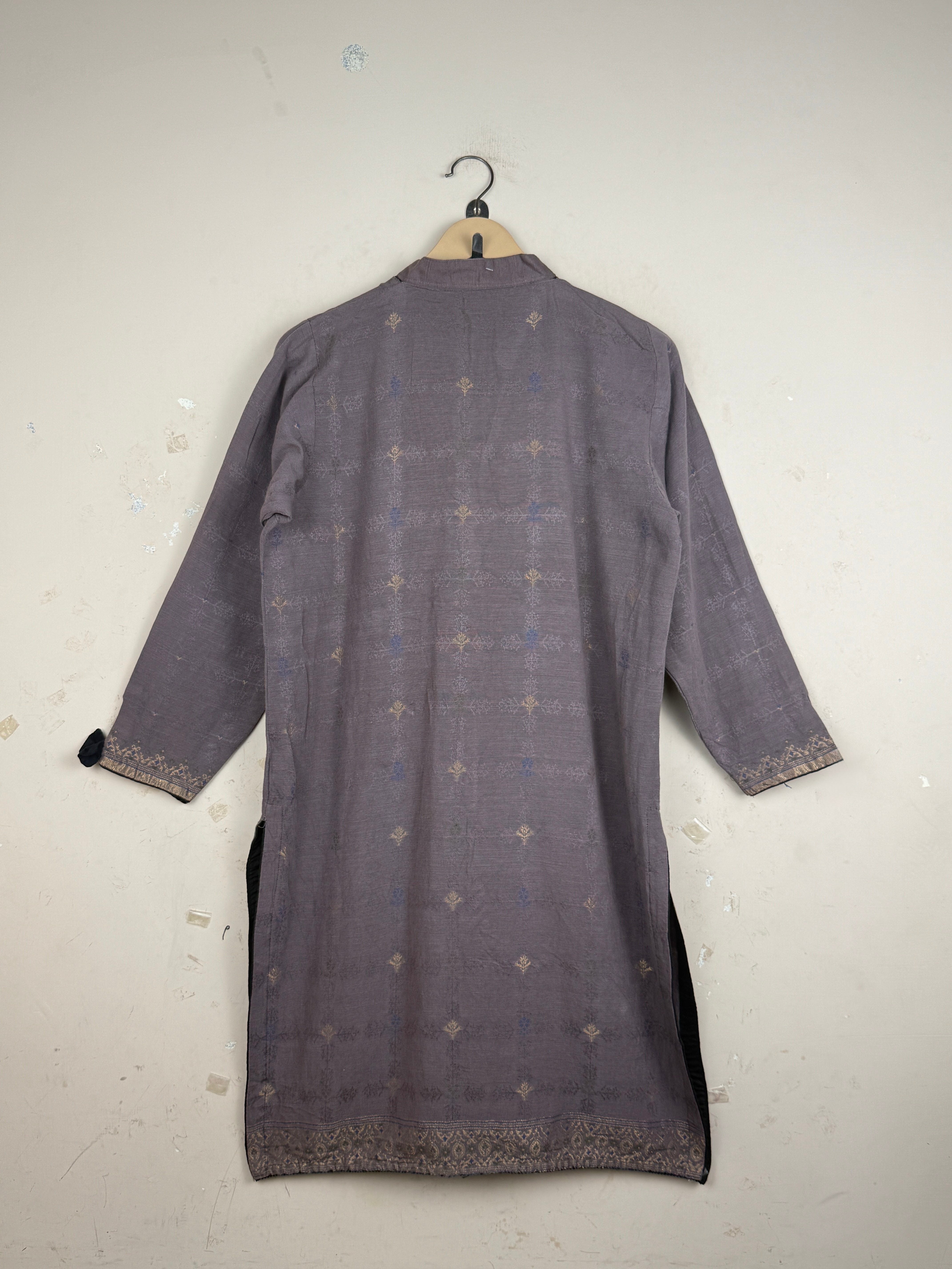 Preloved Summer Kurti by CUT LABEL in Brown Cotton for Womens - Premium Condition | OTS Pakistan (SK-108)