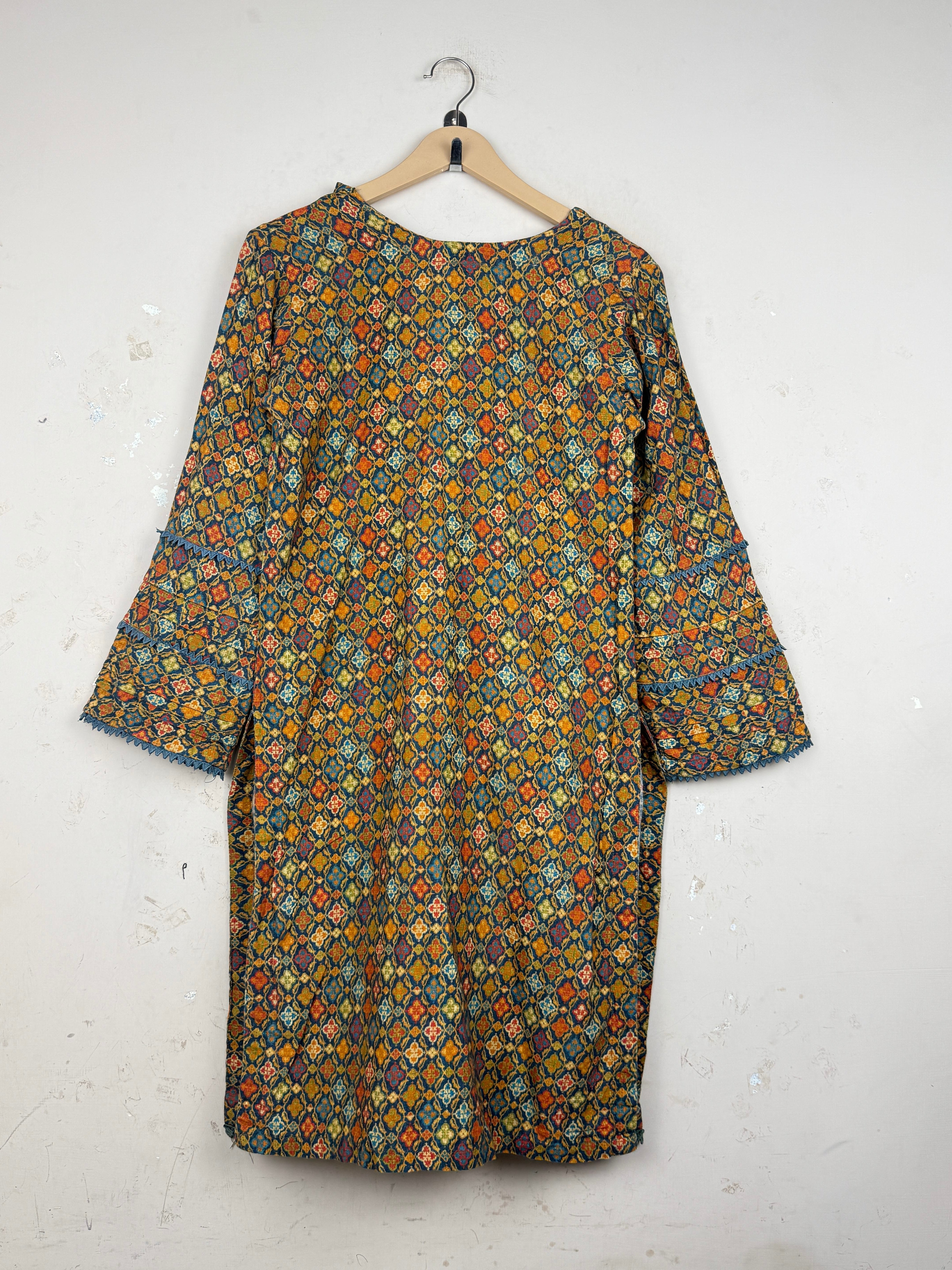 Preloved Summer Kurti by PIYARA SAA in Multi Cotton for Womens - Premium Condition | OTS Pakistan (SK-119)