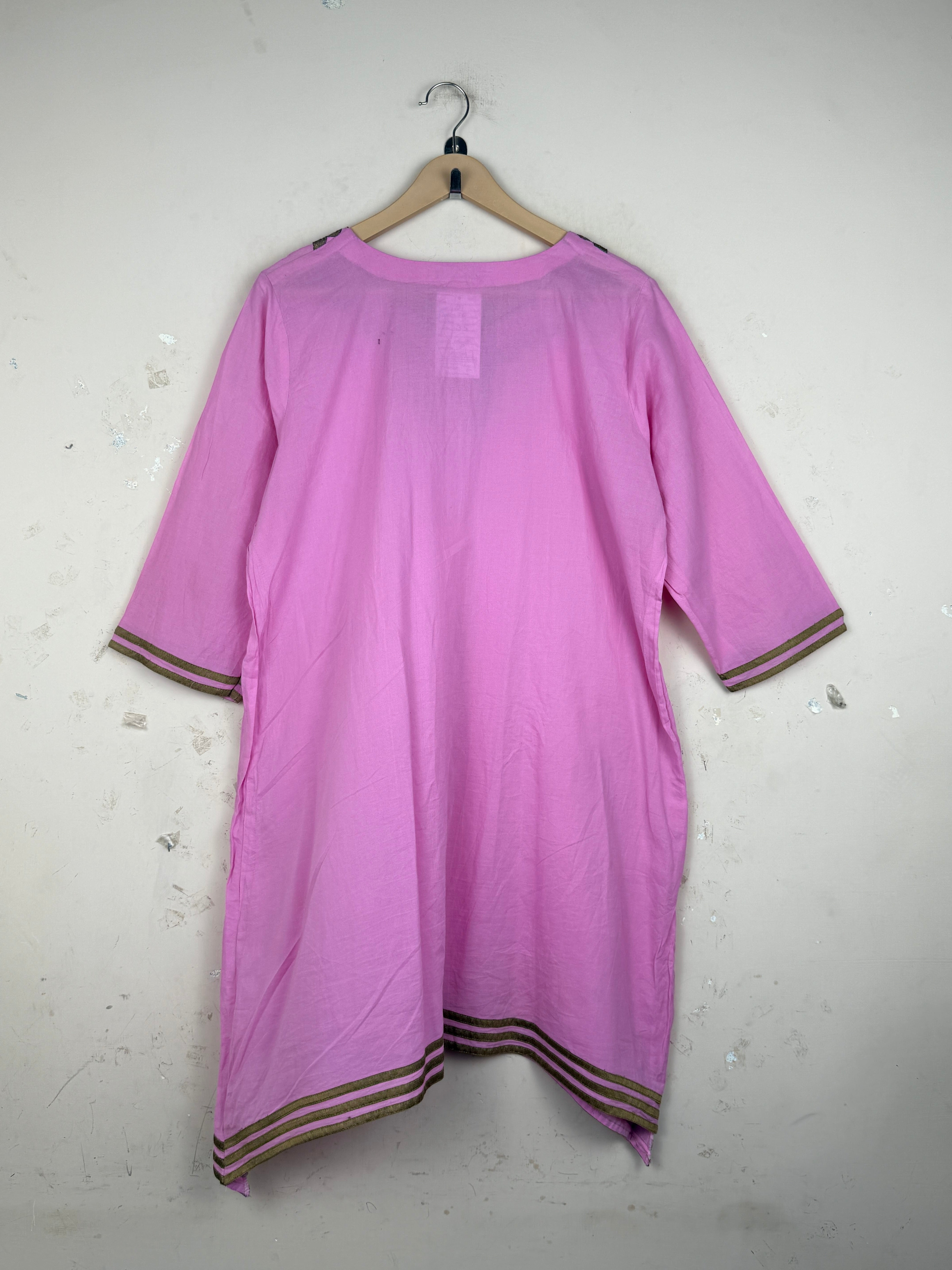 Order ANKORA FASHION Summer Kurti in Pink LAWN for Womens - Premium at Online Thrift Store Pakistan (SK-131)