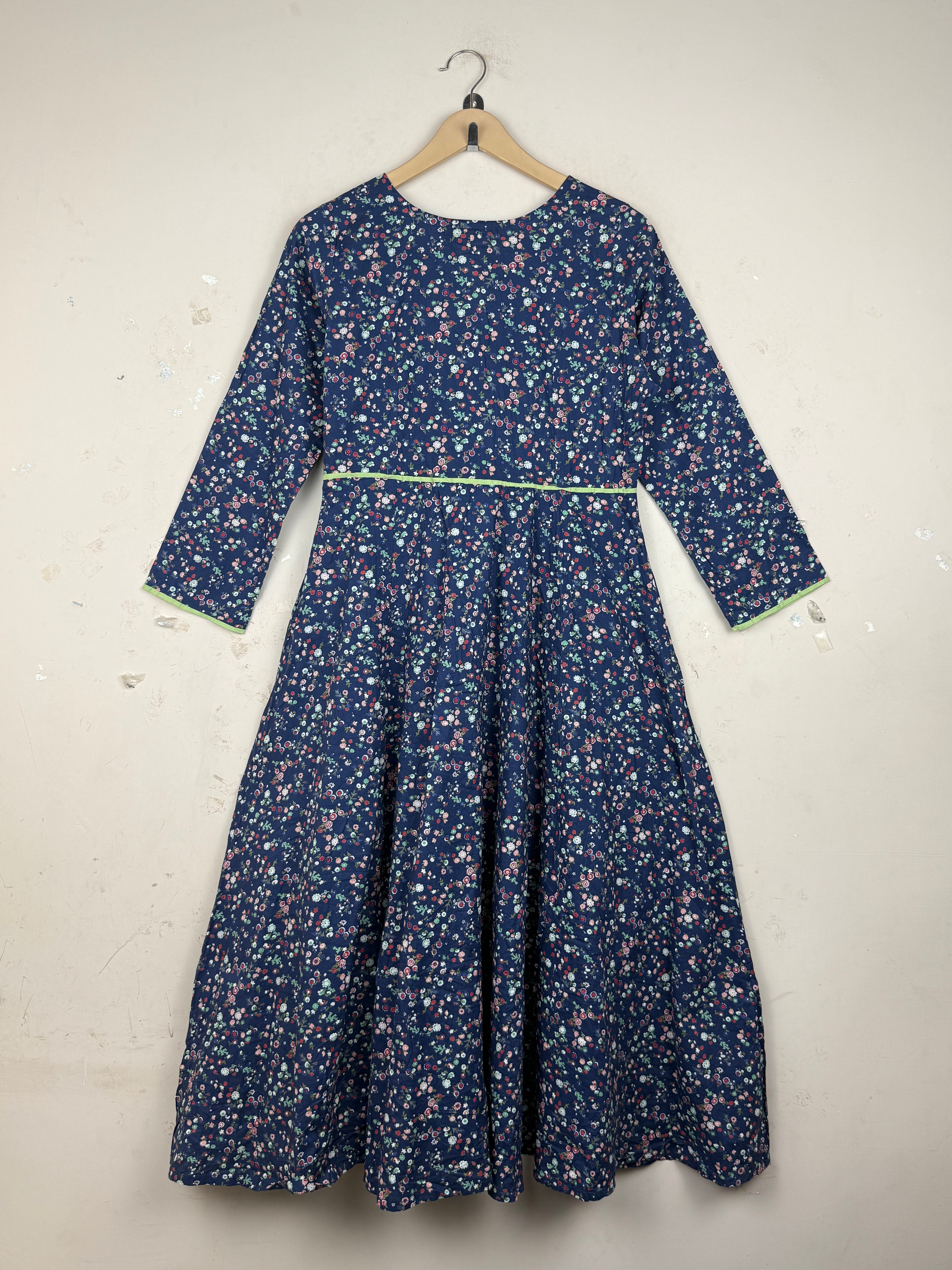 Buy Premium Summer Kurti in Blue LAWN by SASSAFRAS for Womens | OTS Thrift Store Pakistan