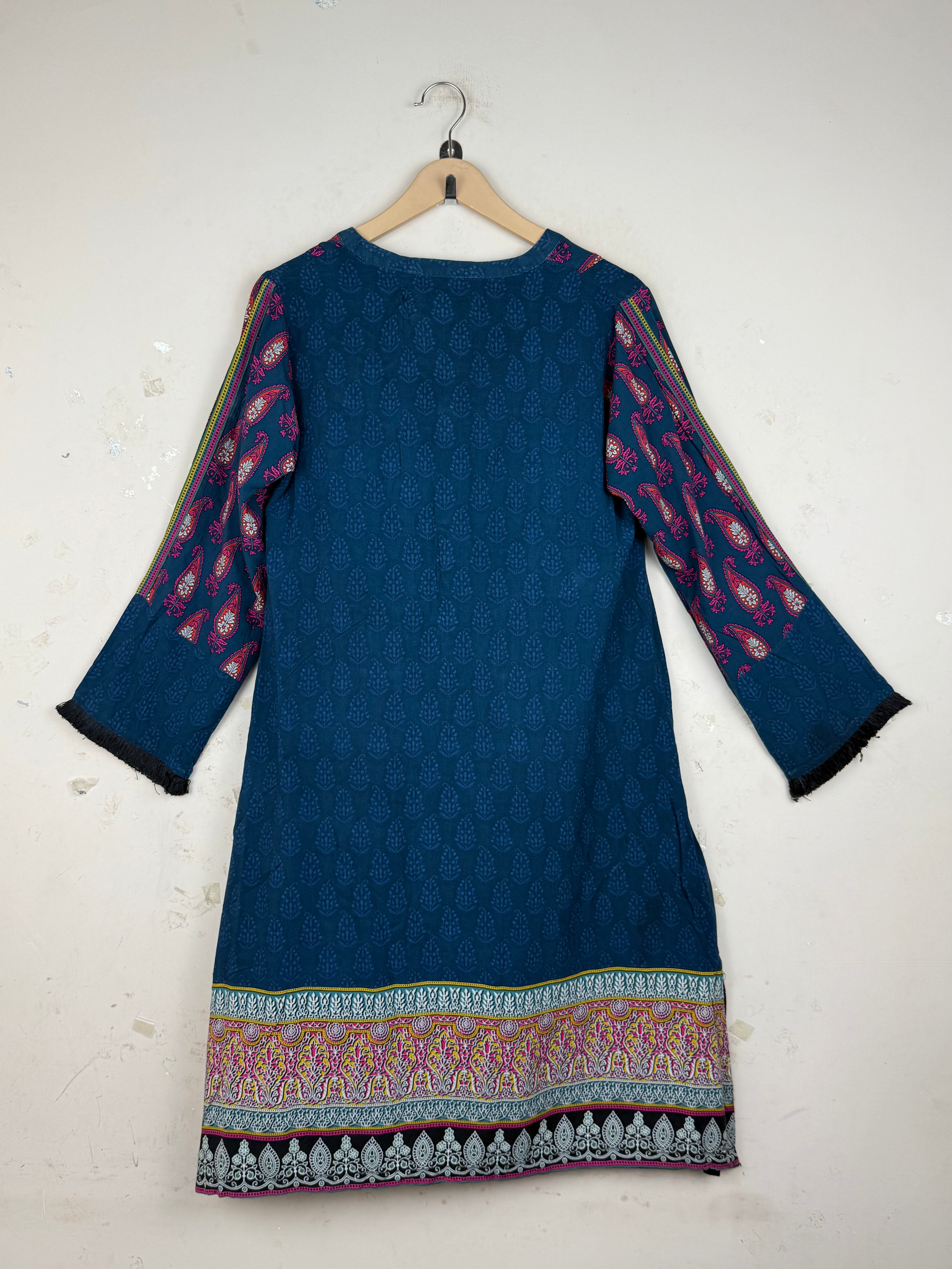 Shop Good Condition Green LAWN Summer Kurti by LIME LIGHT for Womens at OTS - Online Thrift Store Pakistan (SK-144)