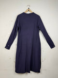 Preloved Summer Kurti by CUT LABEL in Dark Purple Cotton for Womens - Premium Condition | OTS Pakistan (SK-150)