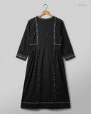 Buy Premium Summer Kurti in Black Cotton by WEEKEND for Womens | OTS Thrift Store Pakistan