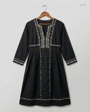 Premium Condition Summer Kurti | Preloved WEEKEND | Black Cotton | Thrift Shop for Womens Karachi Pakistan | OTS