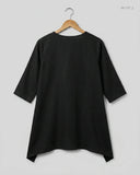 Shop Premium Condition Black Lawn Summer Kurti by REET for Womens at OTS - Online Thrift Store Pakistan (SK-157)