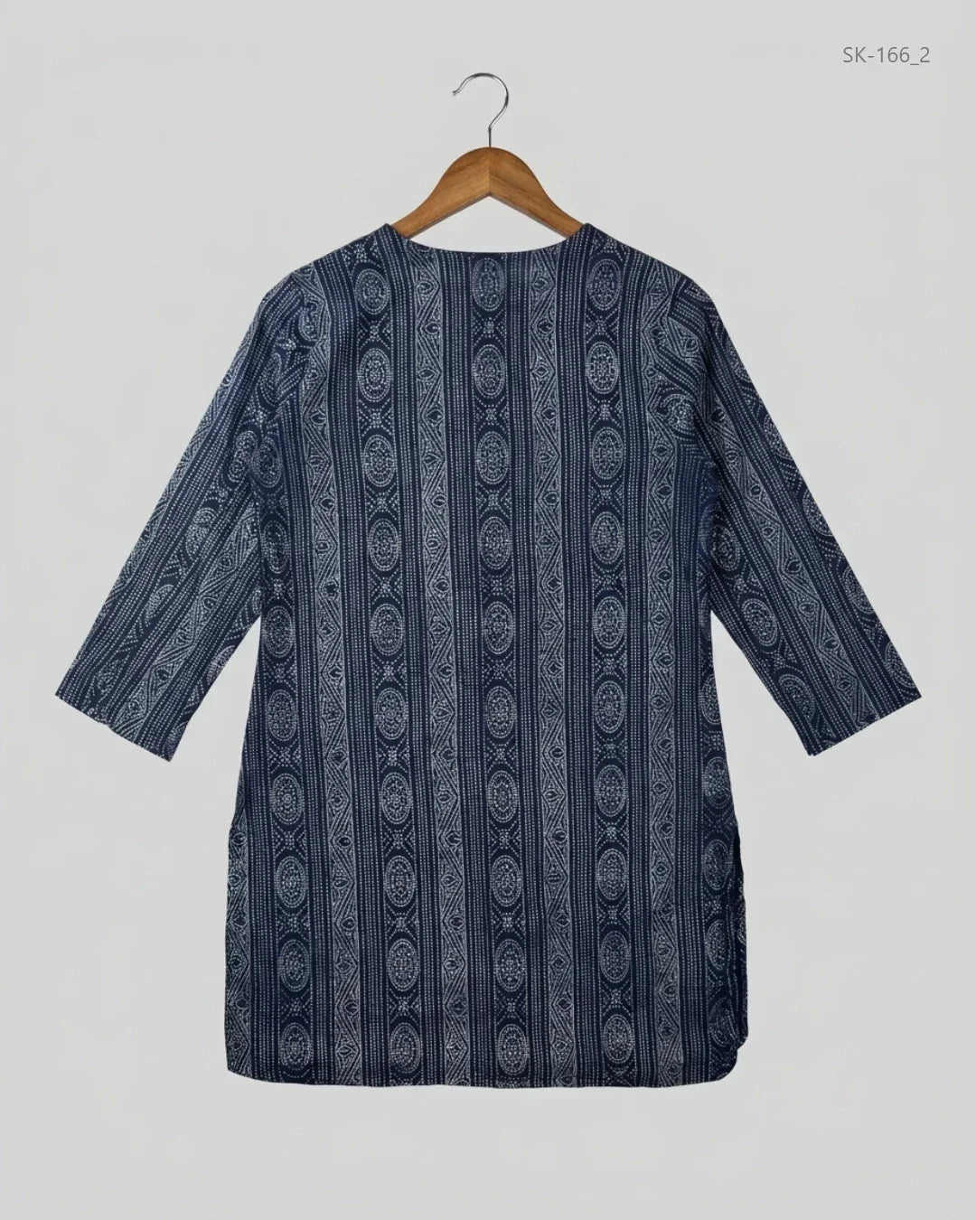 Find Premium DarkBlue Summer Kurti by NATURAL for Womens | Shop OTS Thrift Store Pakistan (SK-166)