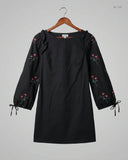 UK Imported secondhand Summer Kurti - Miss Selfridge brand, Black Cotton, Premium condition, for Womens - Online Thrift Store Lahore Pakistan