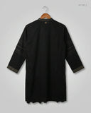 Buy Premium Summer Kurti in Black Lawn by STYLO for Womens | OTS Thrift Store Pakistan