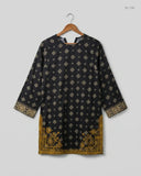 Shop Excellent Summer Kurti by SAPPHIRE | Preloved Branded Clothes | Black Cotton | Womens | OTS Thrift Store Islamabad Pakistan