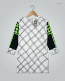 Order MAK Summer Kurti in Black & White Lawn for Womens - Excellent at Online Thrift Store Pakistan (SK-203)