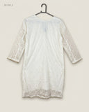 Order UMAN Summer Kurti in White NET COTTON for Womens - Premium at Online Thrift Store Pakistan (SK-204)